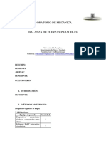 Informe Segunda Ley de Newton