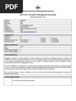 ACCT 130 - Principles of Management Accounting