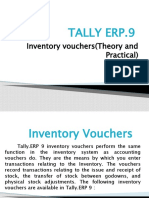 Tally ERP.9 (Inventory Vouchers)