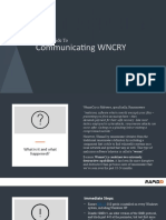 Communicating Wncry: Cisos Guide To