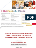Presentacion Nuevo Modelo Gestion Empresarial Pymes Julio2013