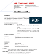 Pt. Sinar Cemaramas Abadi: Soak Cleaner HR 12
