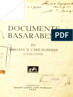 DOCUMENTE BASARABENE 4 Hrisoave Si Carti Domnesti (1420-1500)