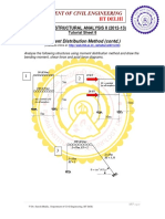 Department of Civil Engineering: Moment Distribution Method (Contd.)