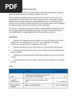 Revision of Cost-Benefits Analysis