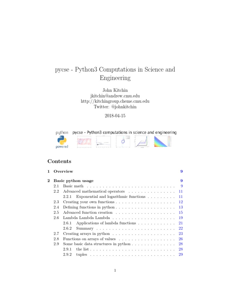 Curso Python - Engineering | PDF | Ordinary Differential Equation ...