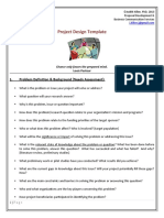 Project Design Template: 1. Problem Definition & Background (Needs Assessment)