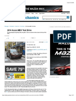 2014 Acura MDX Test Drive - Popular Mechanics