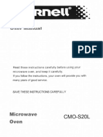 Microwave Oven - CMO-S20L Manual