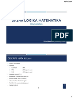 Handout GNR105 Pertemuan 1 Pengantar Dasar Logika Matematika