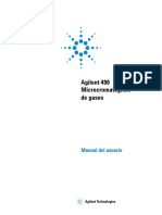 Agilent 490 Microcromatógrafo de Gases: Manual Del Usuario