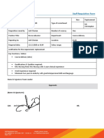 Staff Requisition Form: MWT IHM/HR/SRF/8/16/001