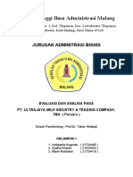 Evaluasi Dan Analisis PT Ultramilk