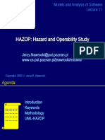 HAZOP: Hazard and Operability Study