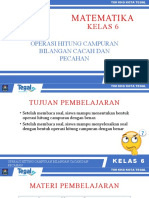 Matematika: Operasi Hitung Campuran Bilangan Cacah Dan Pecahan