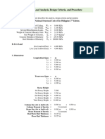 Structural Load Analysis, Design Criteria, and Procedure: C FF SL MU C 3 C S