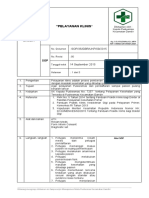 9 2 2 Sop Pelayanan Klinis
