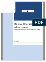 User Manual E-Procurment LPEI (Eksternal) - Vendor Management
