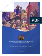 TRADE UNIONS Department Brochure