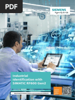 Industrial Identification With SIMATIC RF600 Gen2