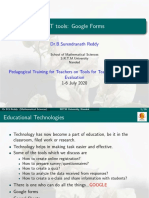 ICT Tools: Google Forms: Dr.B.Surendranath Reddy