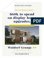 $60k To Spend On Display Home Upgrades.: Waldorf Grange