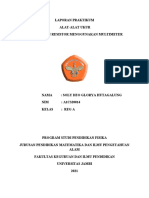 A1c320014 - Soly Deo Glorya Hutagalung - Laporan Praktikum Ohmmeter