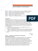 Como Fazer Um Processo de Auditoria e Controlo Logístico