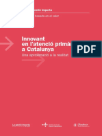 Innovant en L'atenció Primària A Catalunya
