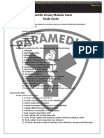 Paramedic Airway Modular Exam Study Guide: Learn The Facts
