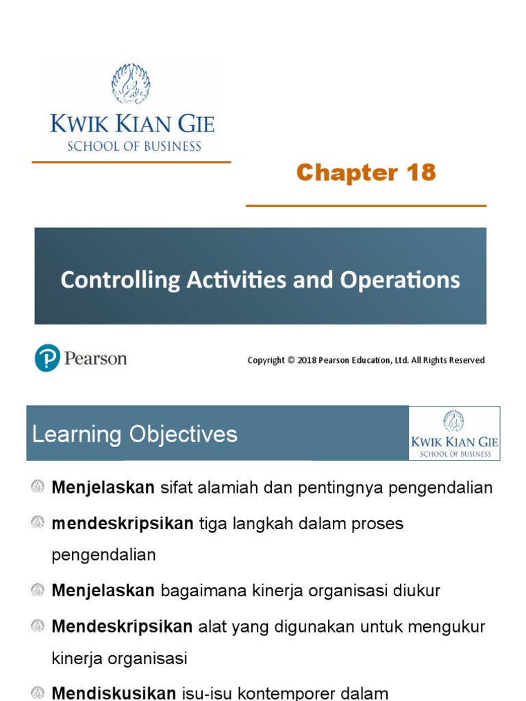 Pertemuan 13 - Ch18 Controlling | PDF | Karier & Perkembangan | Bisnis