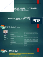 2 - Minepract - Presentasi Pertambangan Mineral Batubara (UU 4-2009)