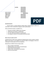 Discourse Analysis Steps Office