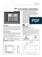 MODELS VX500 & VX500T - : Color Graphical & Color Graphical With Touchscreen Operator Terminals