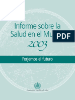 02 Informe Sobre La Salud en El Mundo 2003