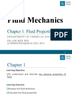 Lecture 1 - Fluid Properties