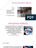 Antigenos Febriles Grupo 1 Completo