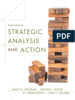 Strategic Analysis and Action 9th Edition