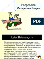 PERTEMUAN _01_Pengenalan Manajemen Proyek, Definisi Proyek, Manajemen dan Manajemen Proyek
