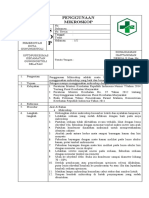 8.1.2.2 Sop Penggunaan Mikroskop