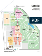 Map of Gardens of Munich Nymphenburg