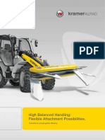 High Balanced Handling: Flexible Attachment Possibilities.: Attachments Tyres Options