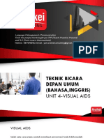 Membaca Materi Unit 4 - Teknik Bicara Depan Umum - Visual Aids