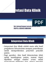 Intepretasi Data Klinik