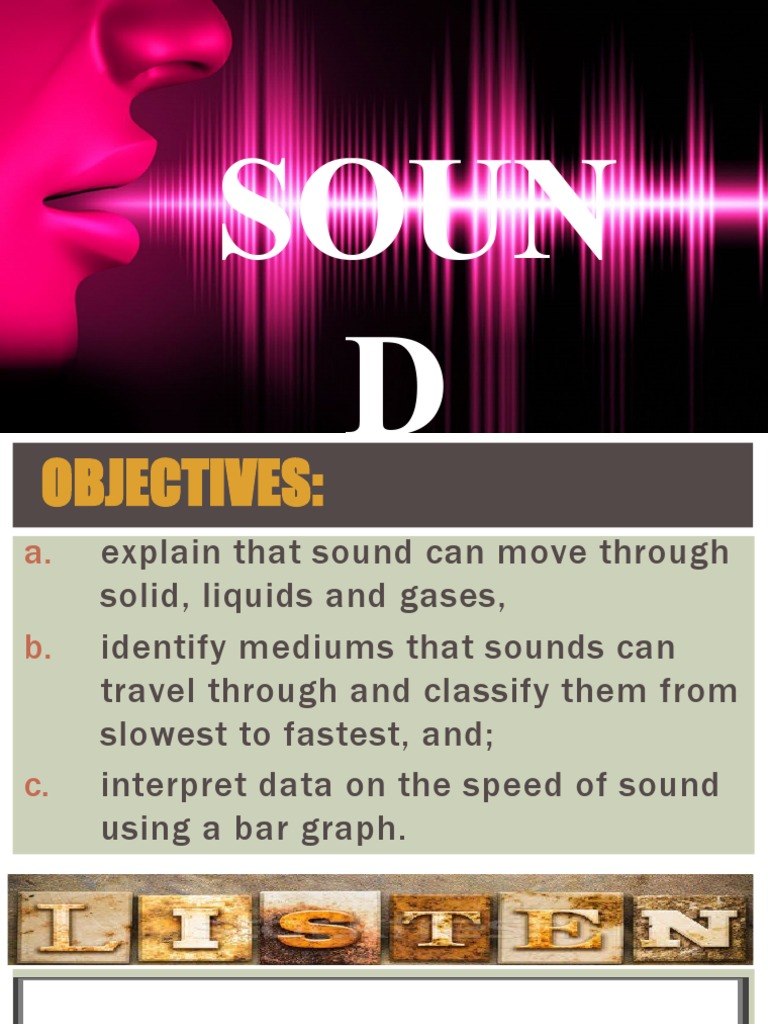 Speed of Sound in Various Materials | PDF | Sound | Atmosphere Of Earth