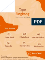 Tape Singkong Proses