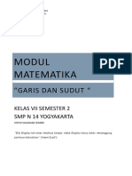 Modul Kelas Vii Kd 3.7 4.7 Garis Dan Sudut