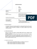 Modelo Informe de Salud Mental en Español