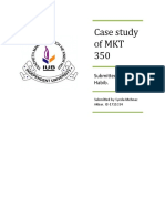 Case Study of MKT 350: Submitted To Dr. M. Habib