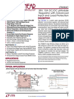 Features Description: Ltm4641 38V, 10A Dc/Dc Μmodule Regulator With Advanced Input And Load Protection